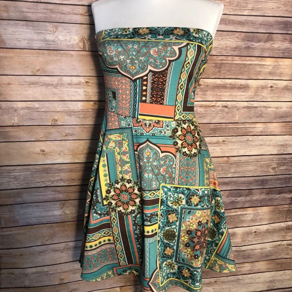 Judith March Strapless Made In USA Dress - Picture 1 of 12